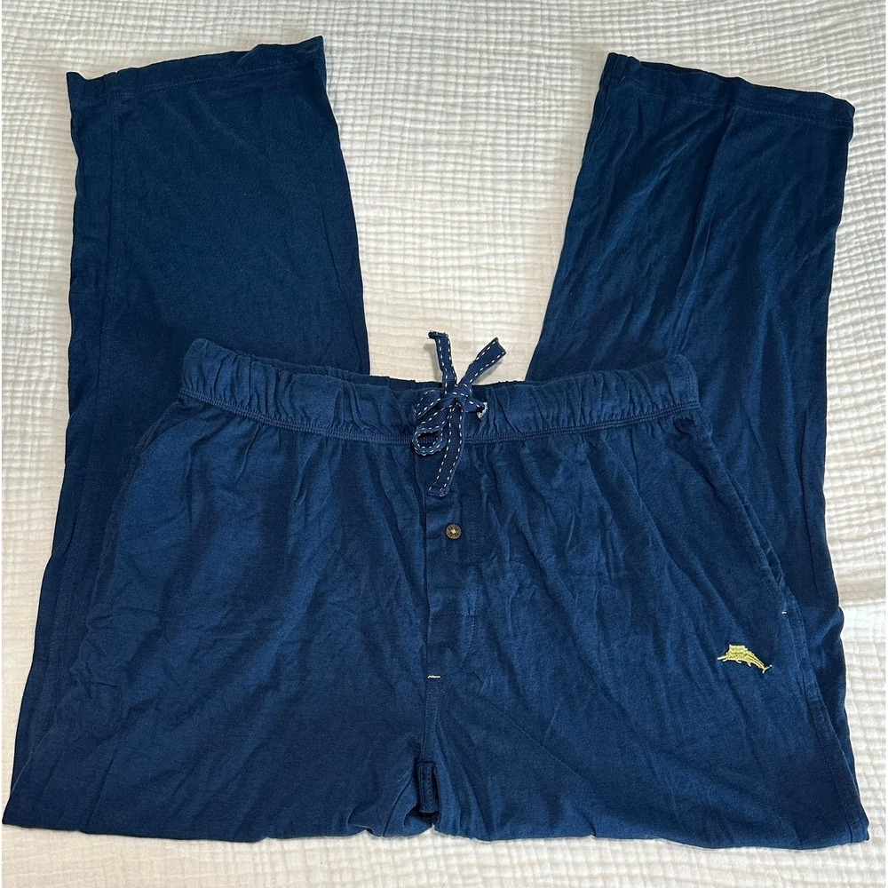 Tommy Bahama Mens Pajama Pants Medium‎ Blue Lounge Sleepwear Bottoms